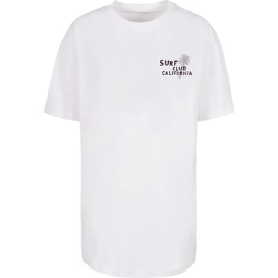 Dames-T-shirt oversized Merchcode Surf Club California