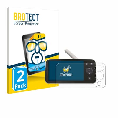 BROTECT - Screenprotector voor Philips Avent SCD973/26 - Folie Beschermfolie transparant 2 Stuks