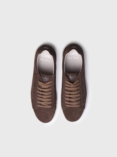 Vetersneakers voor heren van nubuck leer | DALMAU
