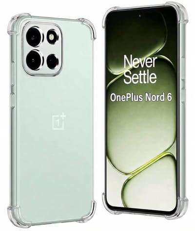 Hoesje Geschikt voor OnePlus Nord 6 - Transparant - Casemania Anti-shock Back Cover - Extra Stevig Val en Stootbescherming Telefoonhoesje