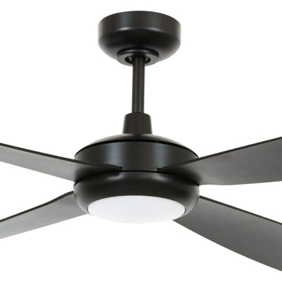 Beacon Lighting Plafondventilator met verlichting Slipstream, zwart, stil