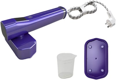 Kledingstoomapparaat, draagbaar 2-in-1 reisstoomstrijkapparaat, krachtige stoom van 13-20 g/min, waterreservoir van 100 ml, 8 minuten krachtige continue stoom, 180V-220V lichtgewicht stoomstrijkapparaat voor op reis en thuis