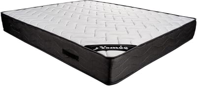 Vente-unique Set 140 x 190 cm bedbodem met opbergruimte, licht naturel + matras met pocketveren met 7 zones en vormgeheugen van 24 cm dik - MERISI van YSMÉE