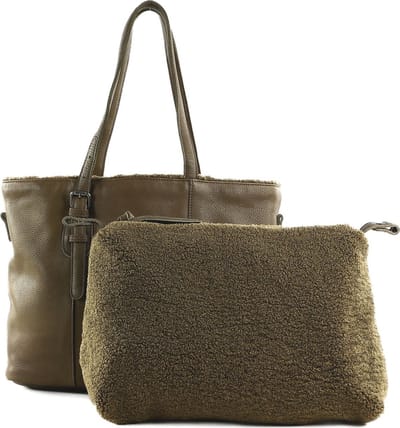 FREDsBRUDER Inside Out Shopper Olive Bruine