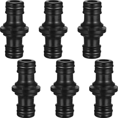 6 stuks slangkoppeling 1/2 inch, koppeling tuinslang, robuuste kunststof verbinding, waterslangkoppeling voor irrigatiesystemen, landbouw, tuinslangverbinders