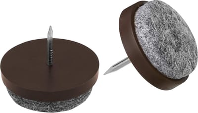 Viltglijders met nagel Ø 25 mm - 20 stuks - Bescherming voor gevoelige vloeren - Voor stoelen en meubels