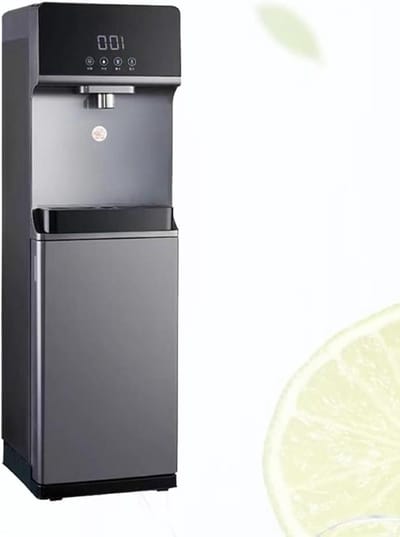 Waterkoeler Dispenser - Staande Koeler - Direct Water - Directe Verwarming - 31x33x102cm - Donkergrijs