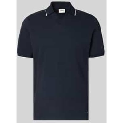 s.Oliver  Poloshirts Marine Maat: 3XL | Poloshirts Outlet | Heren | Blauw