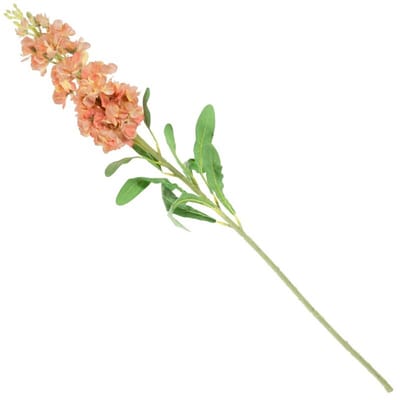 Kunstbloem Zeeuws-knopje peach