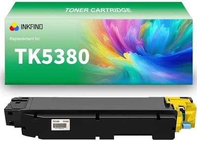INKFIND TK-5380 Geel tonercartridge compatibel met Kyocera TK5380 TK-5380 Geel geschikt voor Kyocera ECOSYS PA4000cx/MA4000cifx - 1-pack Geel