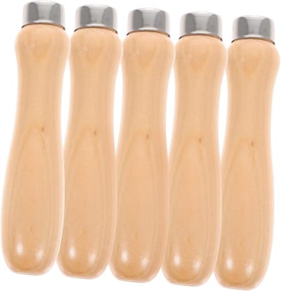 Vijlhouders Set - Houten Handvatten - Klus Werkzaamheden - Ergonomisch Ontwerp - 5 Stuks - Niet Gespecificeerd