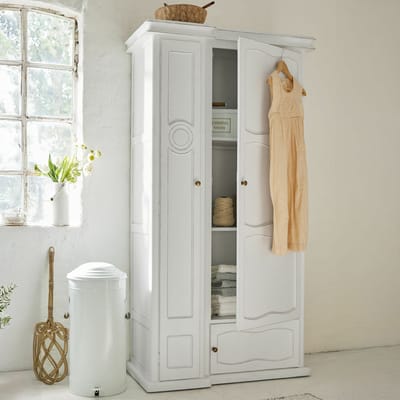 LOBERON Kast Garlinet antiekwit