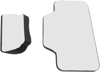 Motor Topkoffer Kussen - Passagiers Rugsteun - Comfortabel Rijden - Zelfklevende Montage - 26 x 16 cm - Zwart