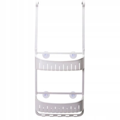 Koopman Serie - Hangende Doucheplank - 69x29x10 cm - Grijs - Kunststof