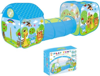 Ballenbak MET Speeltent EN Speeltunnel - Ballenbak Speeltent - Baby - Peuter - Speeltent voor kinderen - Ballentent Popup