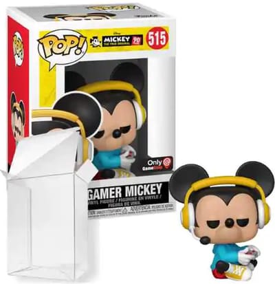 Funko Pop! Disney: Mickey the true Original - Gamer Mickey #515 Gamestop Exclusive [Box conditie 7.5