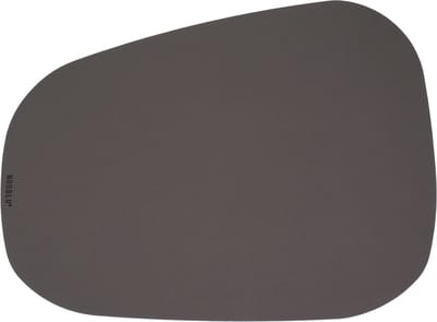 NOOBLU PEBL onderzetter / muismat 28 x 21 cm - Kleur: Lead grey, Aantal: 1 onderzetter