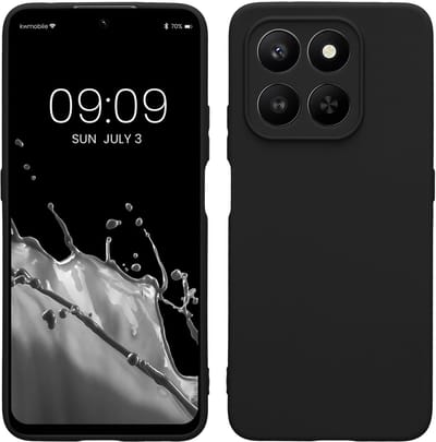 kwmobile telefoonhoesje geschikt voor HONOR 400 Smart 5G / X7d - Hoesje voor smartphone - Precisie camera uitsnede - In mat zwart