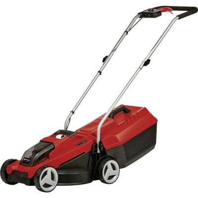 Einhell Accu Grasmaaier GE-CM 18/32 Li Solo - Power X-Change - 18 V/Li-ion - Maaibreedte: 32 cm - Aanbevolen gazonoppervlakte: tot 180 m² - 25 L opvangzak - Maaihoogte: 30-70 mm - Excl. accu en lader