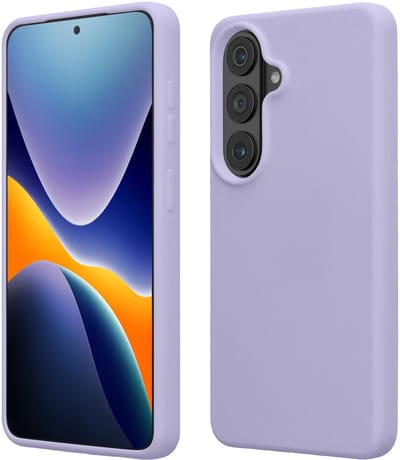 kwmobile telefoonhoesje geschikt voor Samsung Galaxy S26 - Hoesje met siliconen coating - Smartphone case in lavendel