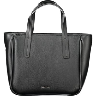 Calvin Klein Zwarte Polyethyleen Dameshandtas