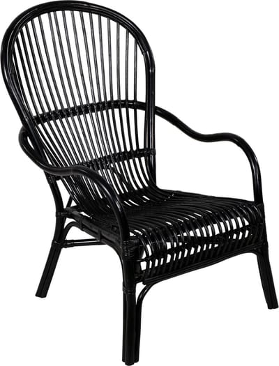 Outdoor Living - Loungestoel Mammone Zwart 100x85x66cm
