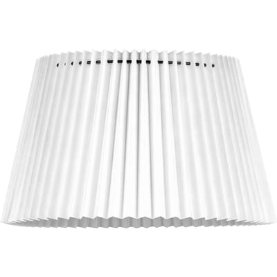 Home Sweet Home - Papieren Gevouwen Lampenkap - Conisch - White - ø40 x 24 cm - E27 fitting - Voor Staande Lamp - Ontworpen voor woonkamer en