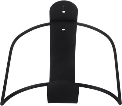 Tuinslanghouder - Slang opslag - Tuin organiseren - Roestvrij staal - 20 cm - Zwart