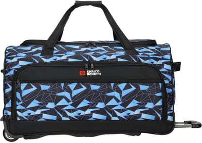 Enrico Benetti Santa Cruz Wieltas 55 cm - Reistas 70 Liter - Zwart-Aqua