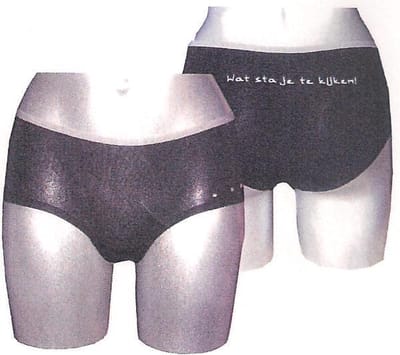 humor - damesslip - wat sta je te kijken! - one size