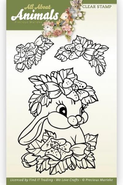 Clear Stamps - Precious Marieke - All About Animals - Bunny
