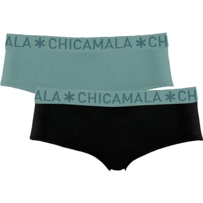 Chicamala – Meisjes Briefs – 2 Pack – Normale Lengte – Onderbroek Meisjes – Kinderkleding – Meisjes Ondergoed – 95% Katoen – Meisjeskleding