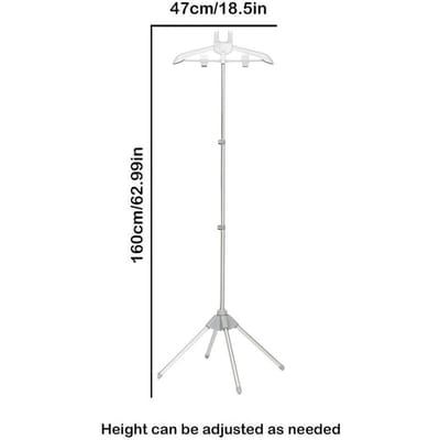 Présentoir à vêtements, cintre pliable, trépied, support à vapeur, support à suspendre pour fer à repasser, support de séchage pour vêtements, support à vapeur