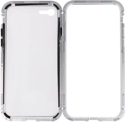 Wit Magnetisch Back Cover Hoesje voor Apple iPhone 7 / 8