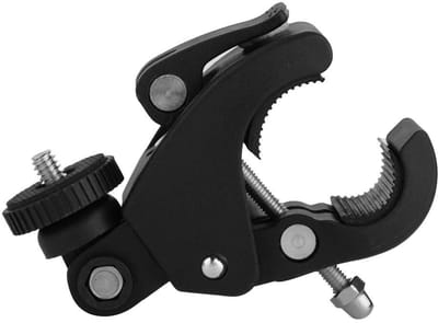 Dailygoody - Bevestigingssteun voor Actiecamera - Verstelbare Klem - Geschikt voor Motor- en Fietsgebruik - Universeel - Draaibaar Ontwerp - Ideaal vo