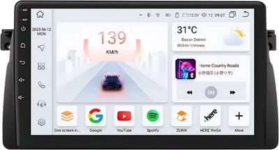 Autoradio met bluetooth - Carplay - Voor BMW E46 M3 318/320/325/330/335 - Geschikt voor Apple en Android - Stereo - Navigatie - Navigatiesysteem auto - 4GB 32GB