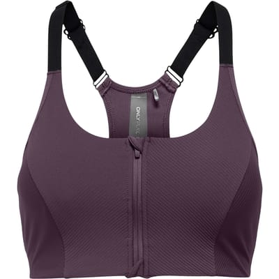 ONLY PLAY - ONPJANA-3 ZIP SPORTS BRA NOOS Dames Sportbeha