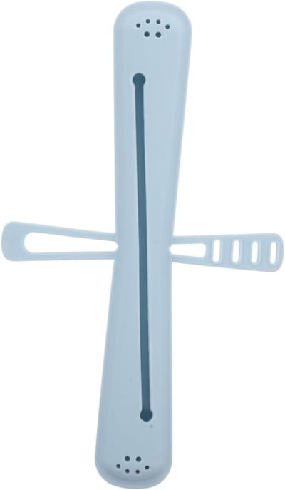 Tandenborstel Reishoes - Reis Tandenborstelhouder - Hygiënisch Reizen - Waterdicht Siliconen - 22.50CM - Blauw