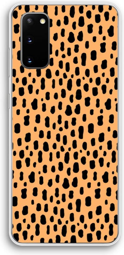 Case Company® - Hoesje geschikt voor Samsung Galaxy S20 hoesje - Panter - Soft Cover Telefoonhoesje - Bescherming aan alle Kanten en Schermrand