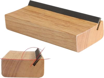 Afwerkingsvijl Gitaar - Fretvijl Verzorging - Verbeter Speelbaarheid - Ergonomisch Handvat - 35/90 Graden - Niet gespecificeerd