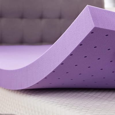 3 Inch Gel Memory Foam Matrastopper met Ventilatie, Zachte Matrasverhoger voor Comfortabele Slaap