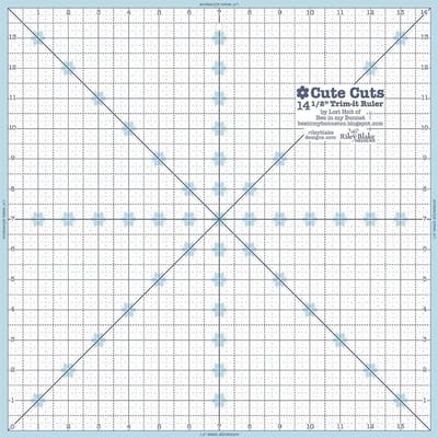 Vierkante Quilting Liniaal 37 cm - Antislip en Nauwkeurige Meetinstrument voor Blokken Trimmen