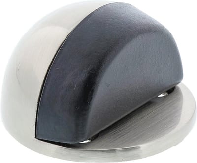 Design Deurstopper in Roestvrijstalen Look voor Vloerbevestiging