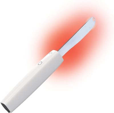 Kaassnijder | Elektrisch verwarmd mes, draadloos & USB-C | Voor alle kaassoorten | Antiaanbaklaag | Automatische uitschakeling | Ergonomisch