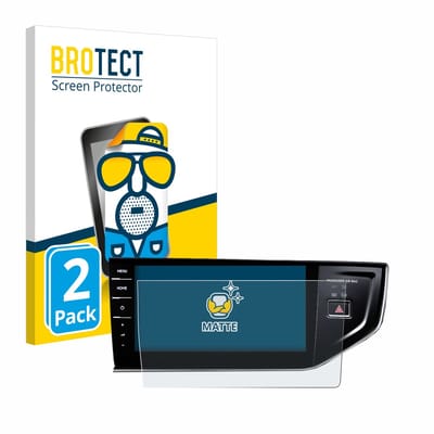 BROTECT - Screenprotector voor Volkswagen Polo VI Discover Pro 9,2" - Folie Beschermfolie matte 2 Stuks