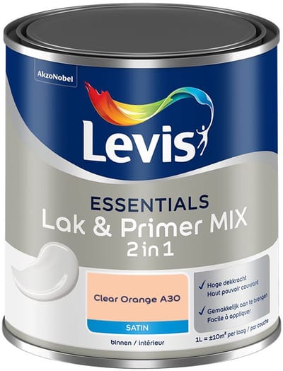 Levis - Essentials Lak & Primer Mix - Clear Orange A30 - Mengverf - 1 L