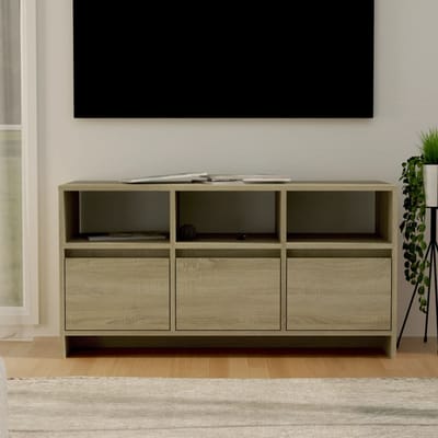 vidaXL - Tv-meubel - 102x37,5x52,5 - cm - bewerkt - hout - sonoma - eikenkleurig