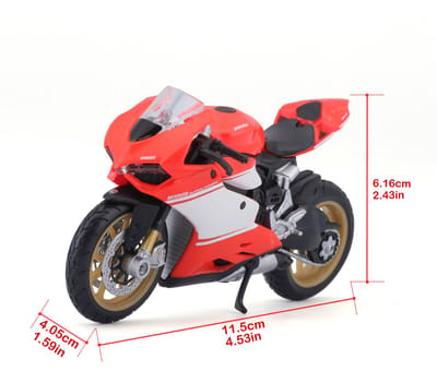 Maisto Ducati 1199 - Modelauto - Schaal 1:18 - Rood/Wit
