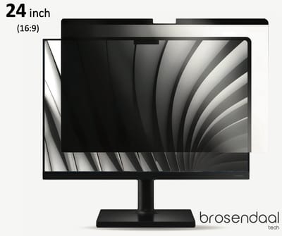 Brosendaal Privacy Screenfilter 24 inch – Beeldverhouding 16:9 – Magnetische bevestiging - Privacy Screenprotector geschikt voor Monitor van Apple iMac, AOC, Dell, HP, LG