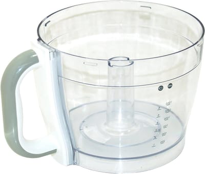 Keukenmachine Hoofdschaal - Reservekom Keukenmachine - Keukenwerk Vereenvoudigen - Origineel Onderdeel - 31 x 252 x 156 cm - Wit
